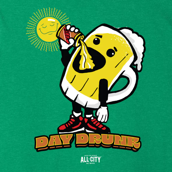 ALLCITY Day Drunk Chuggo Tee - Image 5