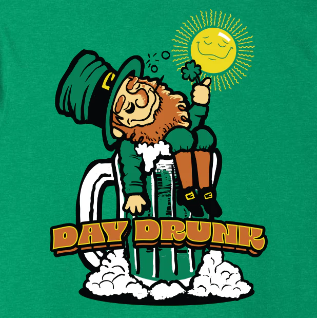 ALLCITY Day Drunk Leprechaun Tee - Image 5
