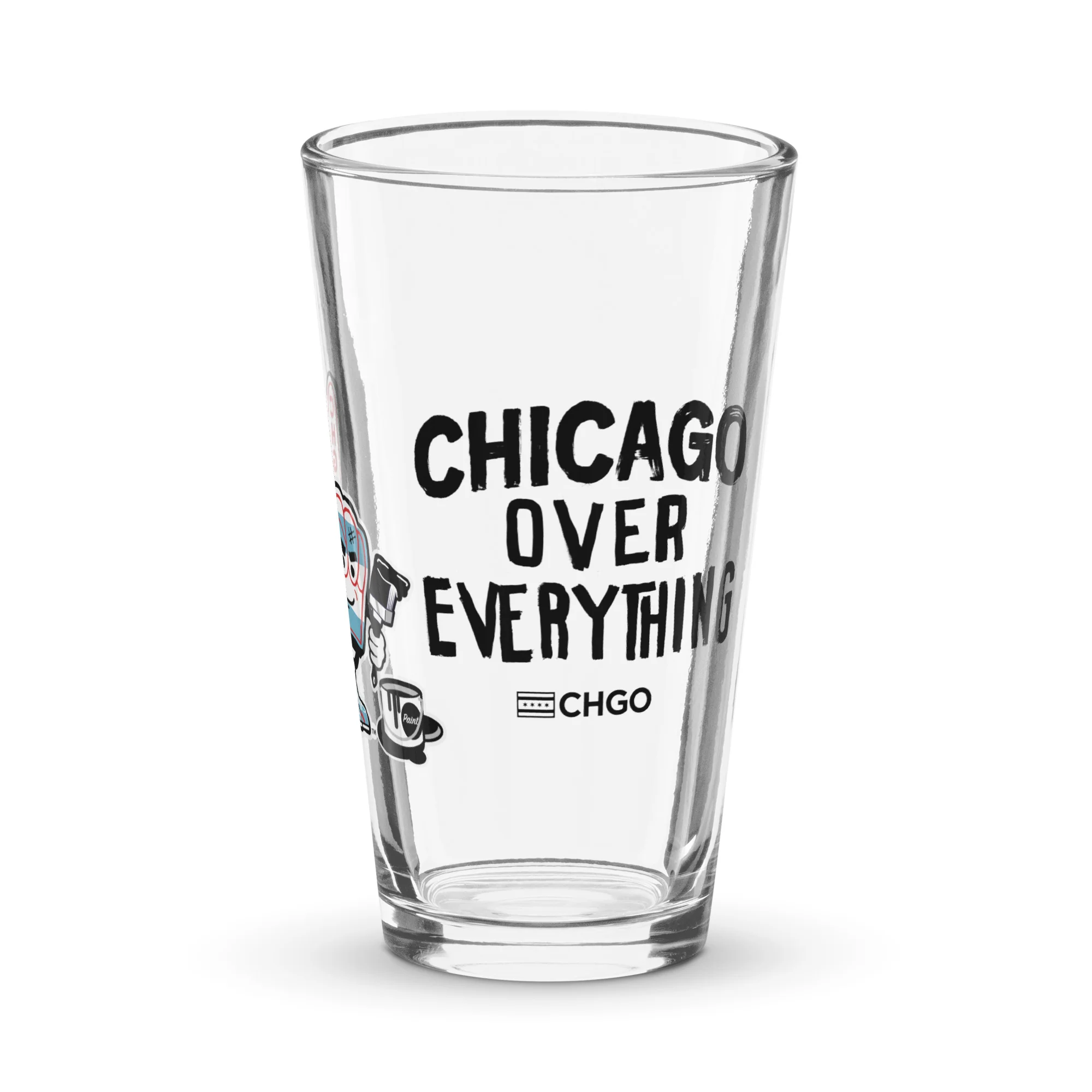 CHGO Chicago Over Everything Pint Glass