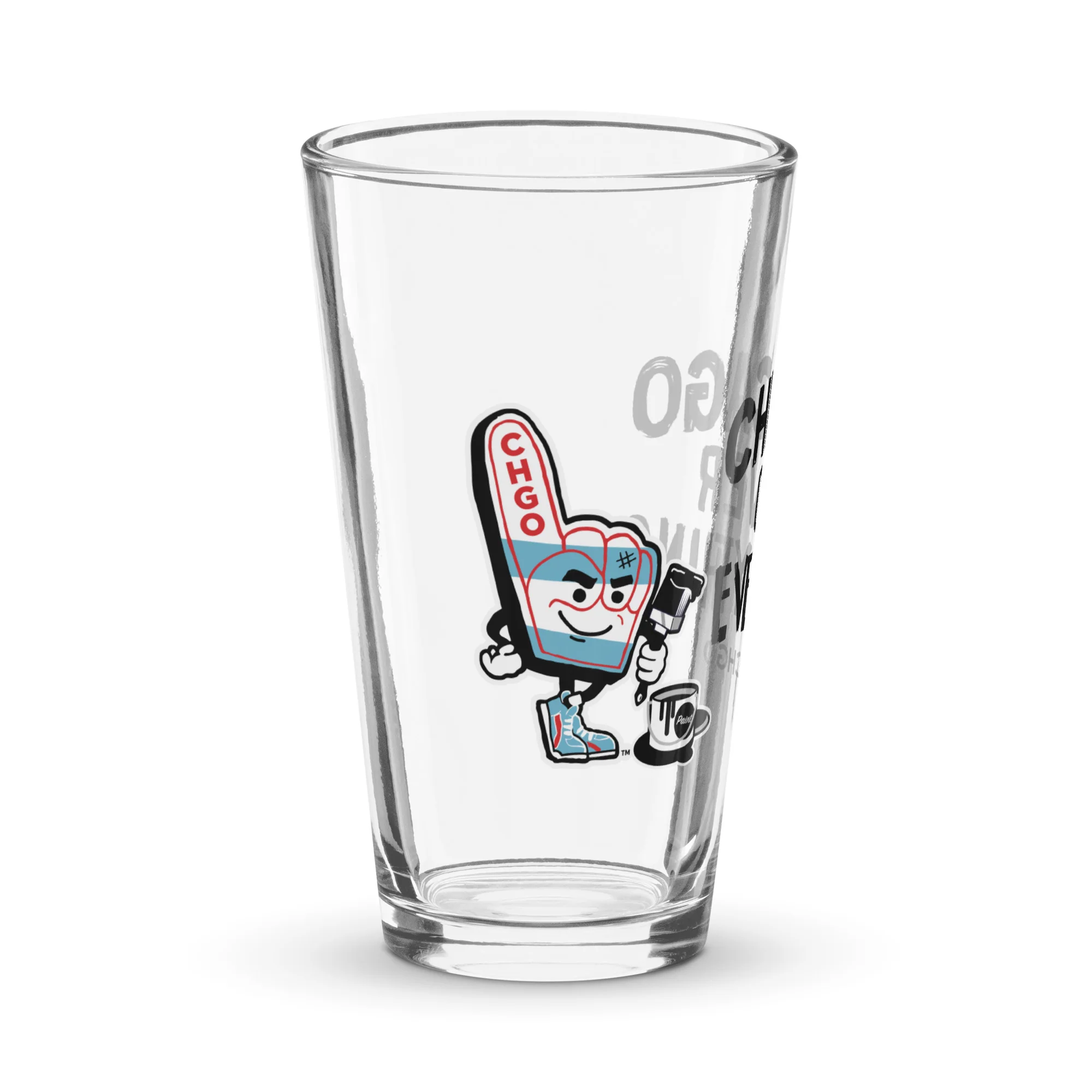 CHGO Chicago Over Everything Pint Glass - Image 3