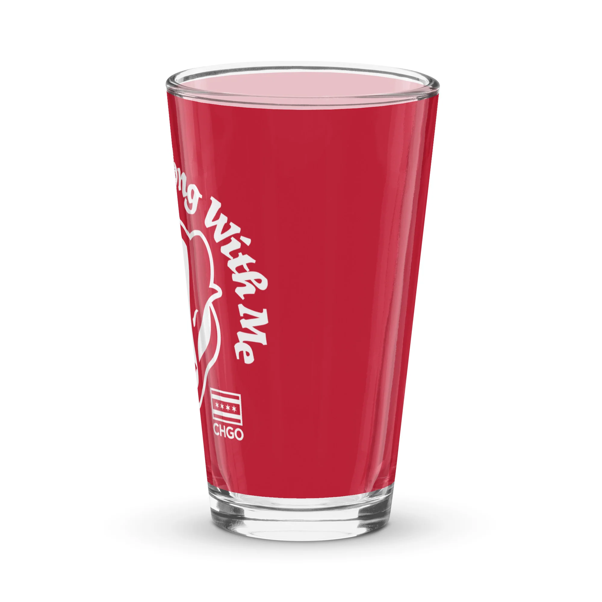 CHGO Come Along With Me Pint Glass - Image 4