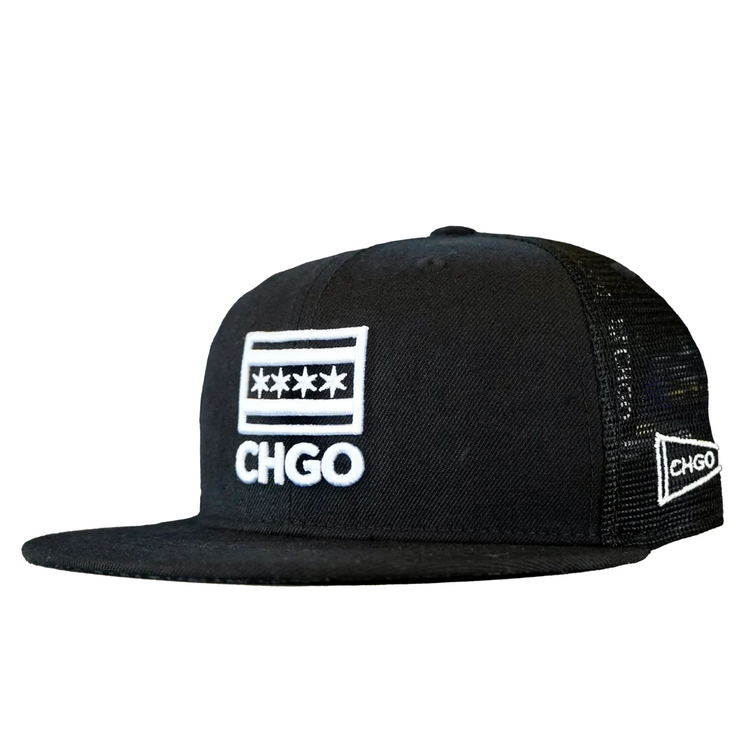 CHGO Flag Trucker Hat - Image 2