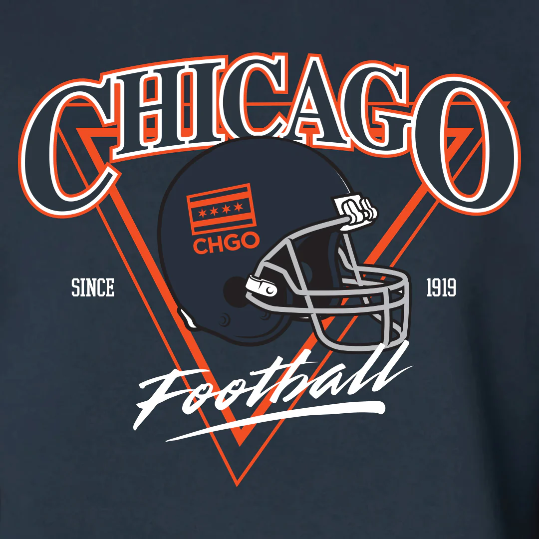 CHGO Football Helmet Hoodie - Image 2