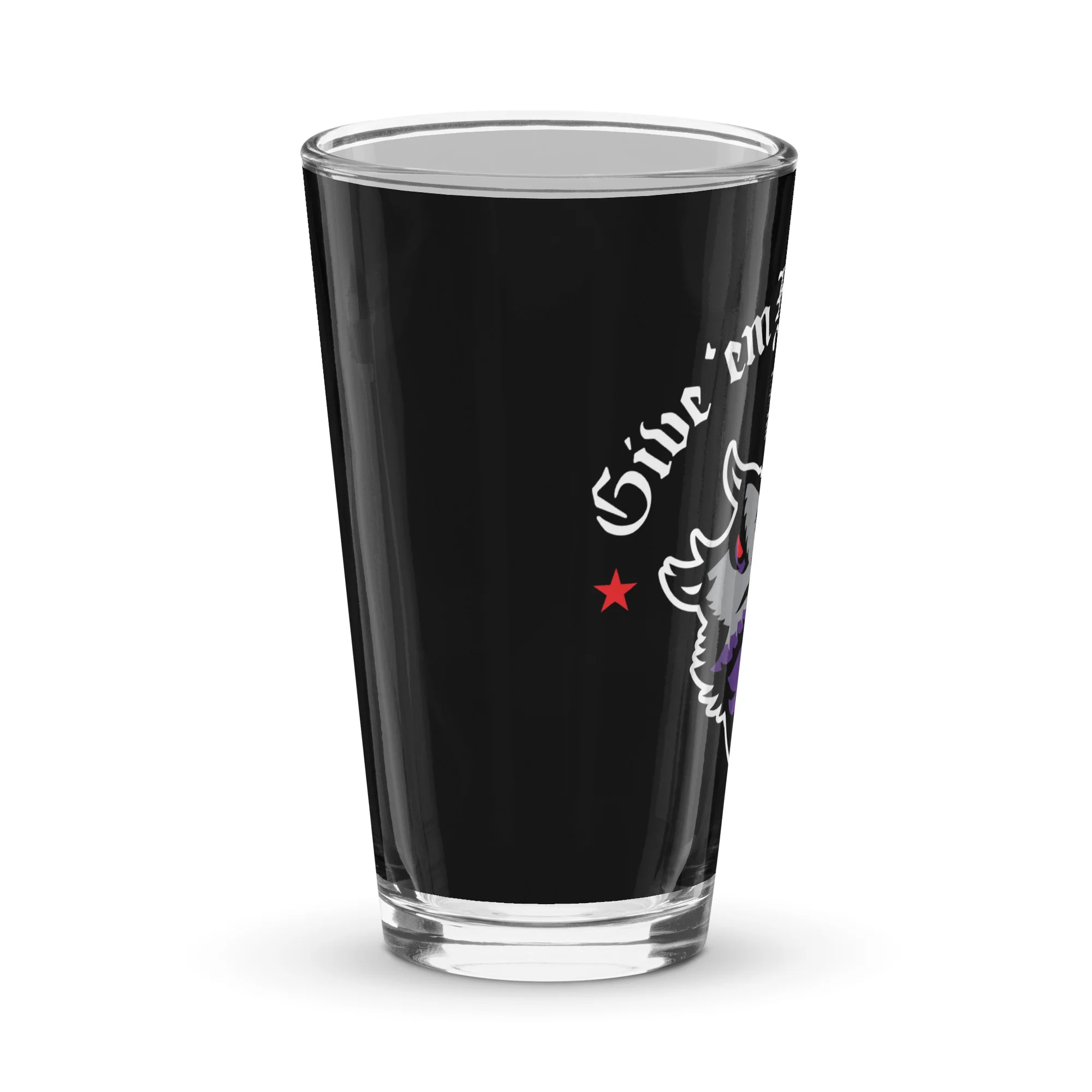 DLLS Give Em Hell Pint Glass - Image 3