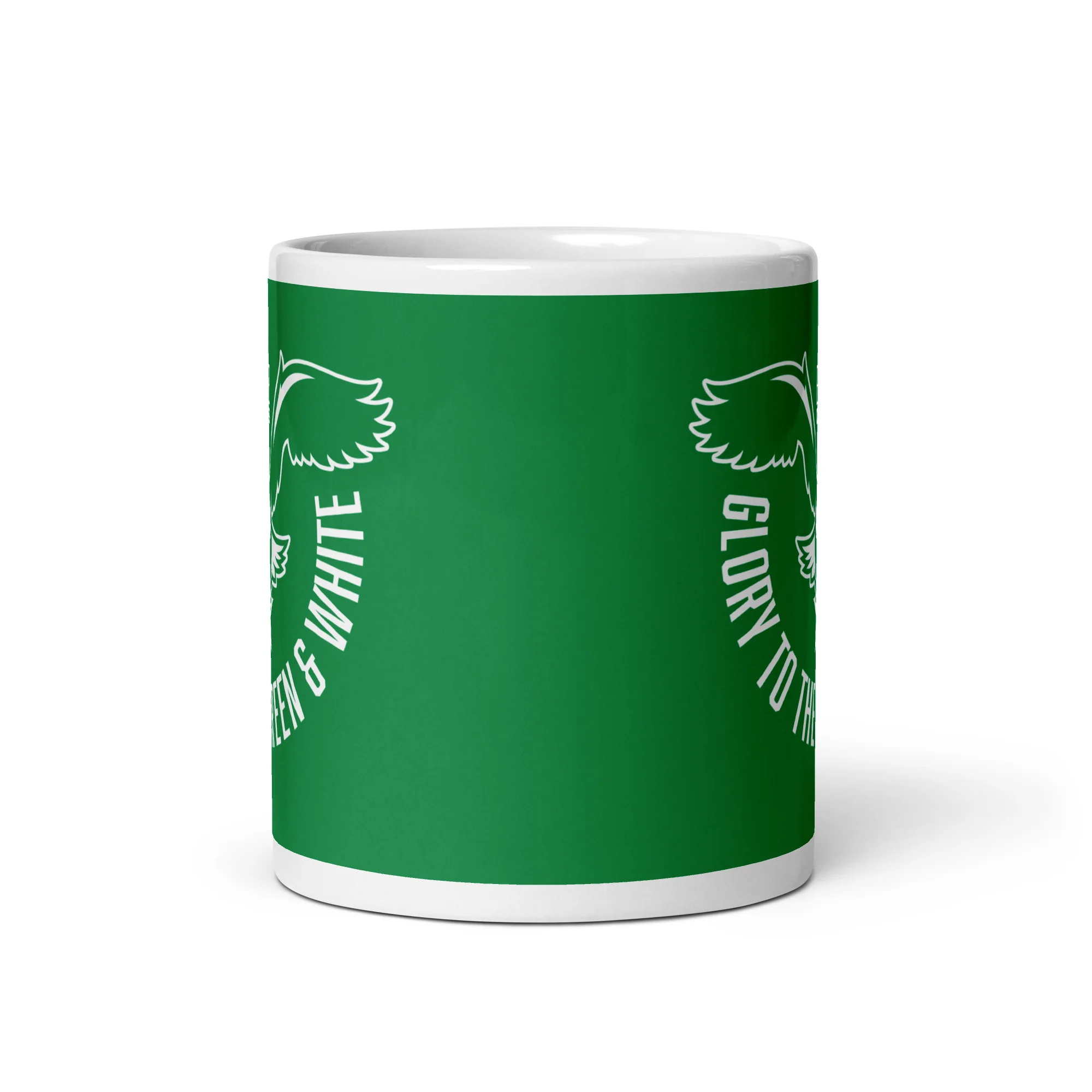 DLLS Glory to the Green and White Mug - Image 3