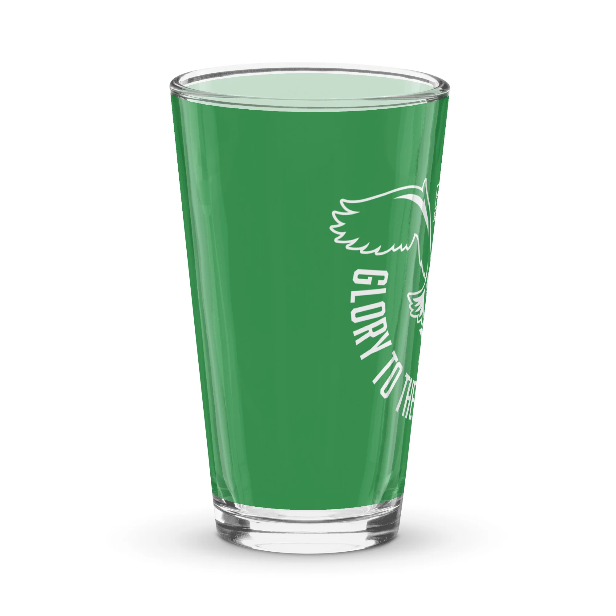DLLS Glory to the Green and White Pint Glass - Image 3