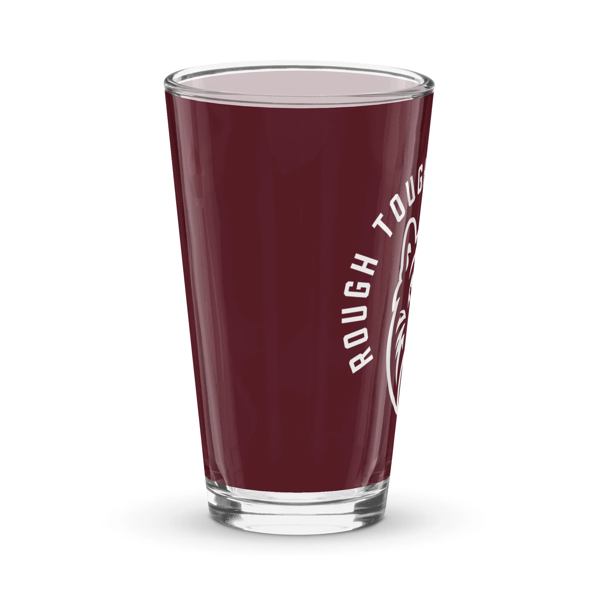 DLLS Rough Tough Real Stuff Pint Glass - Image 3