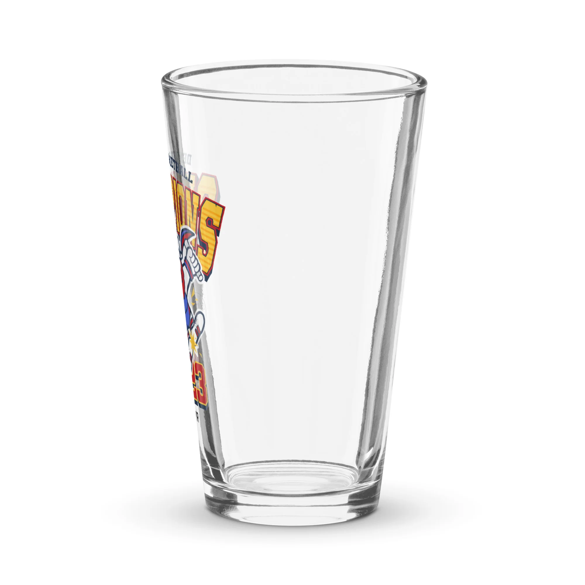DNVR 2023 Maxie Championship Basketball Pint Glass - Image 4