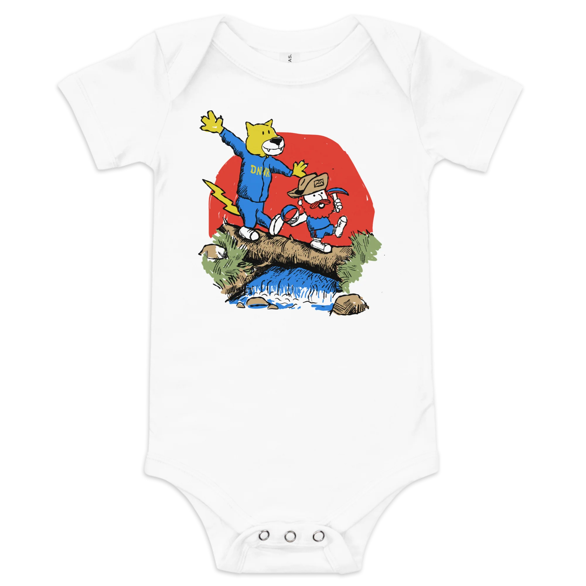 DNVR Cartoon Friends Baby Onesie