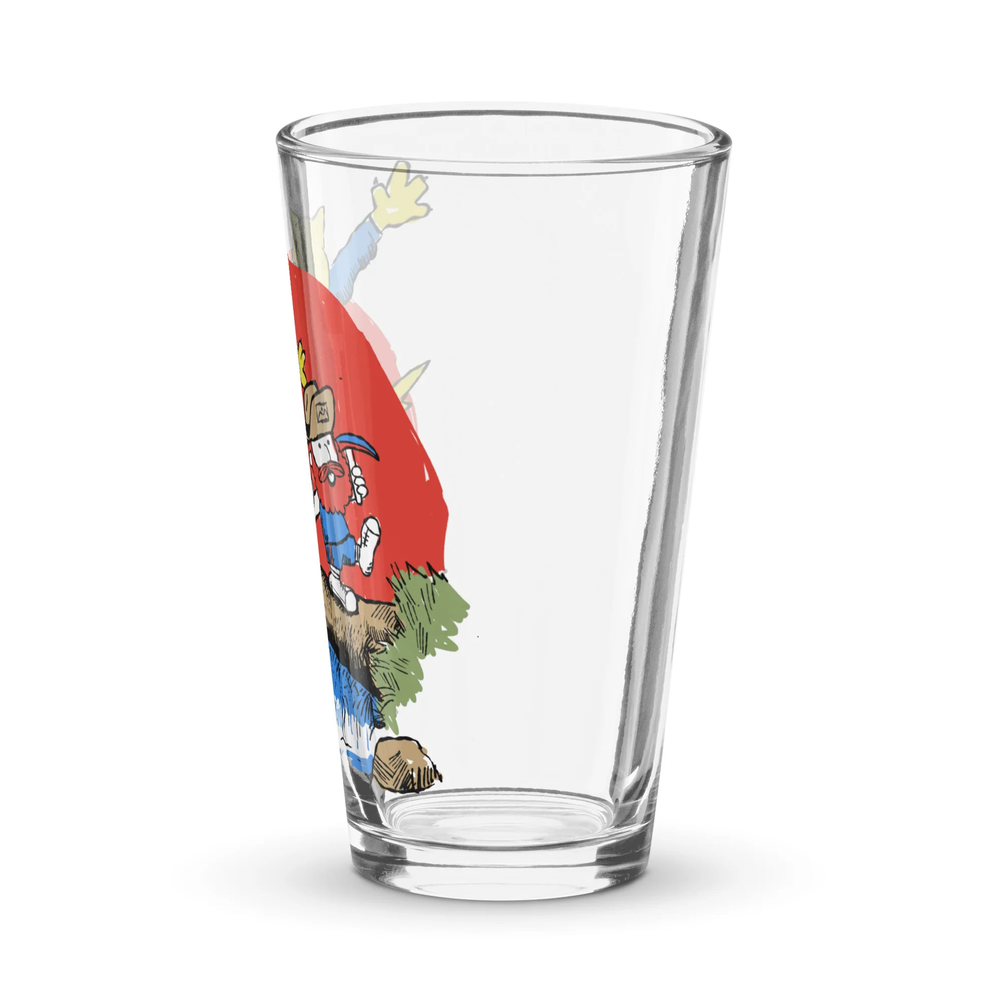DNVR Cartoon Friends Pint Glass - Image 4