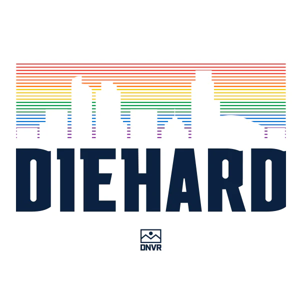 DNVR Diehard Rainbow Tee - Image 4