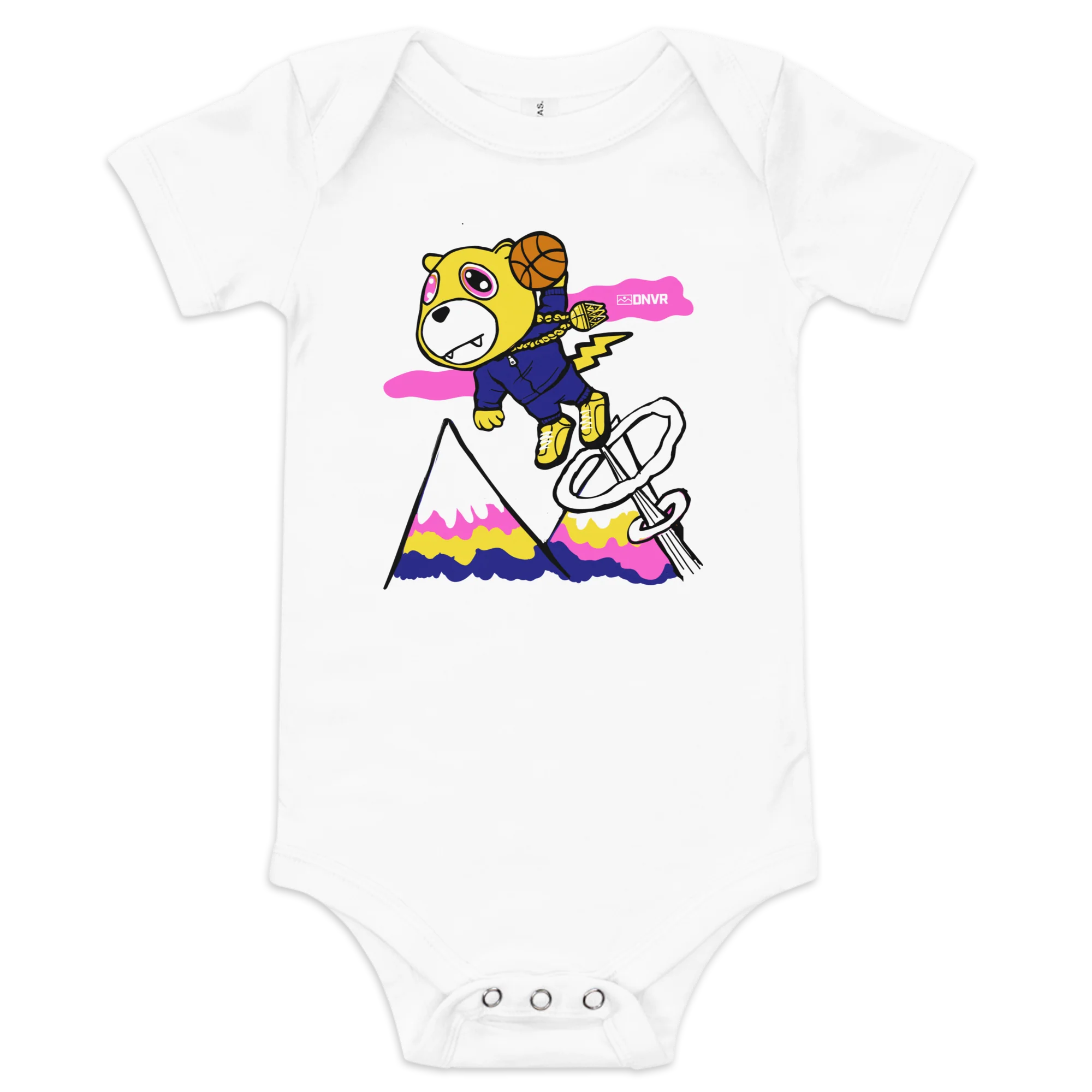 DNVR Flying Mascot Baby Onesie
