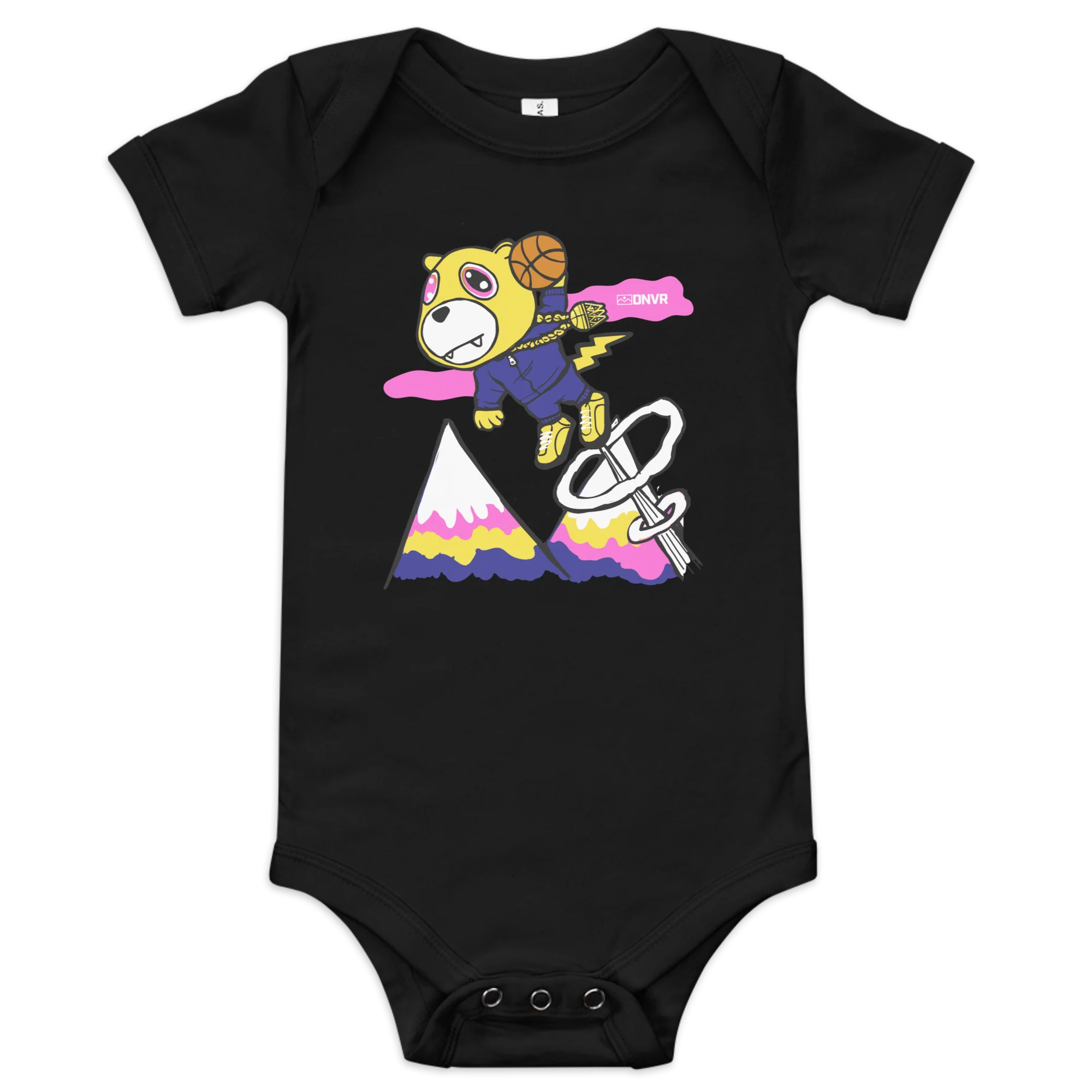 DNVR Flying Mascot Baby Onesie - Image 2