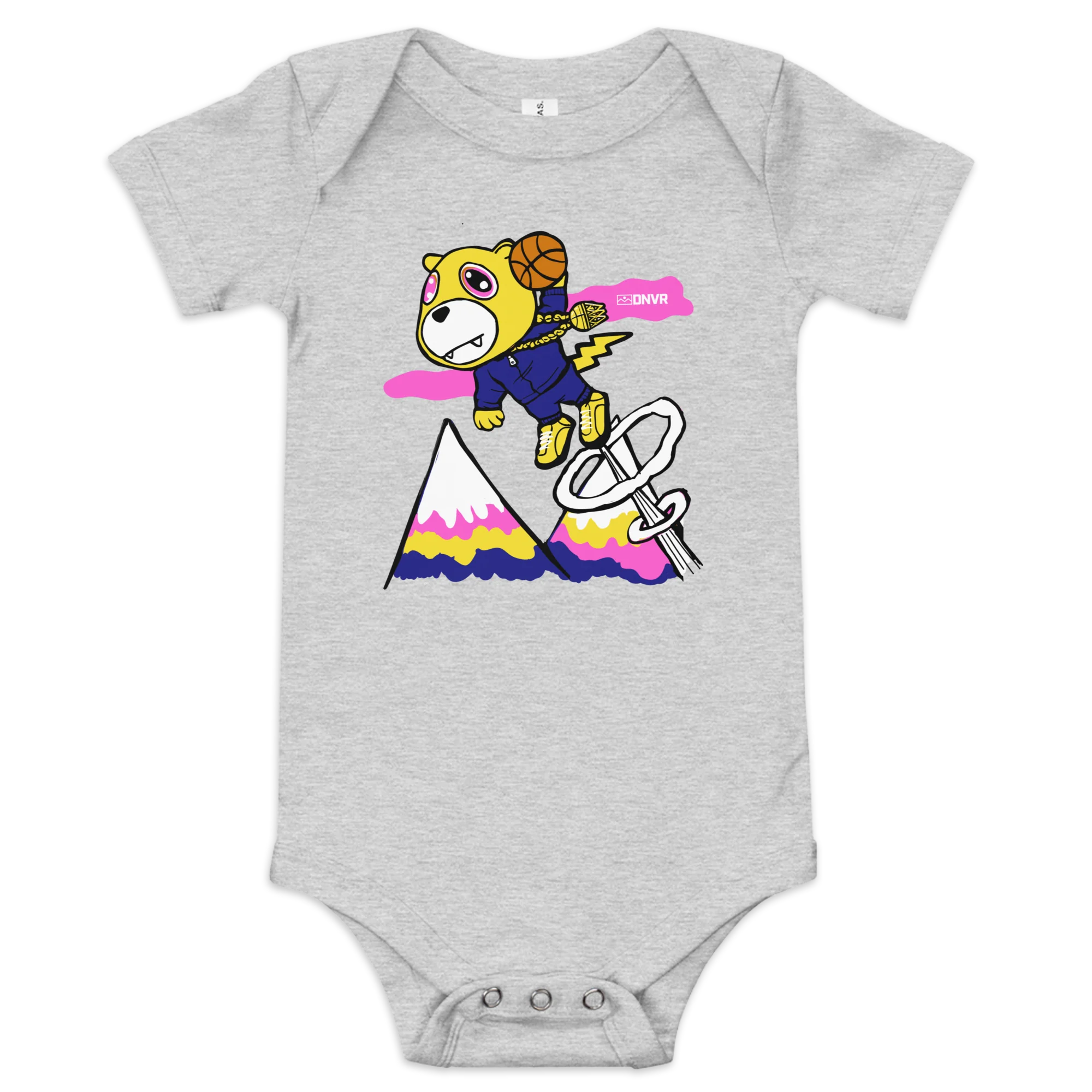 DNVR Flying Mascot Baby Onesie - Image 3