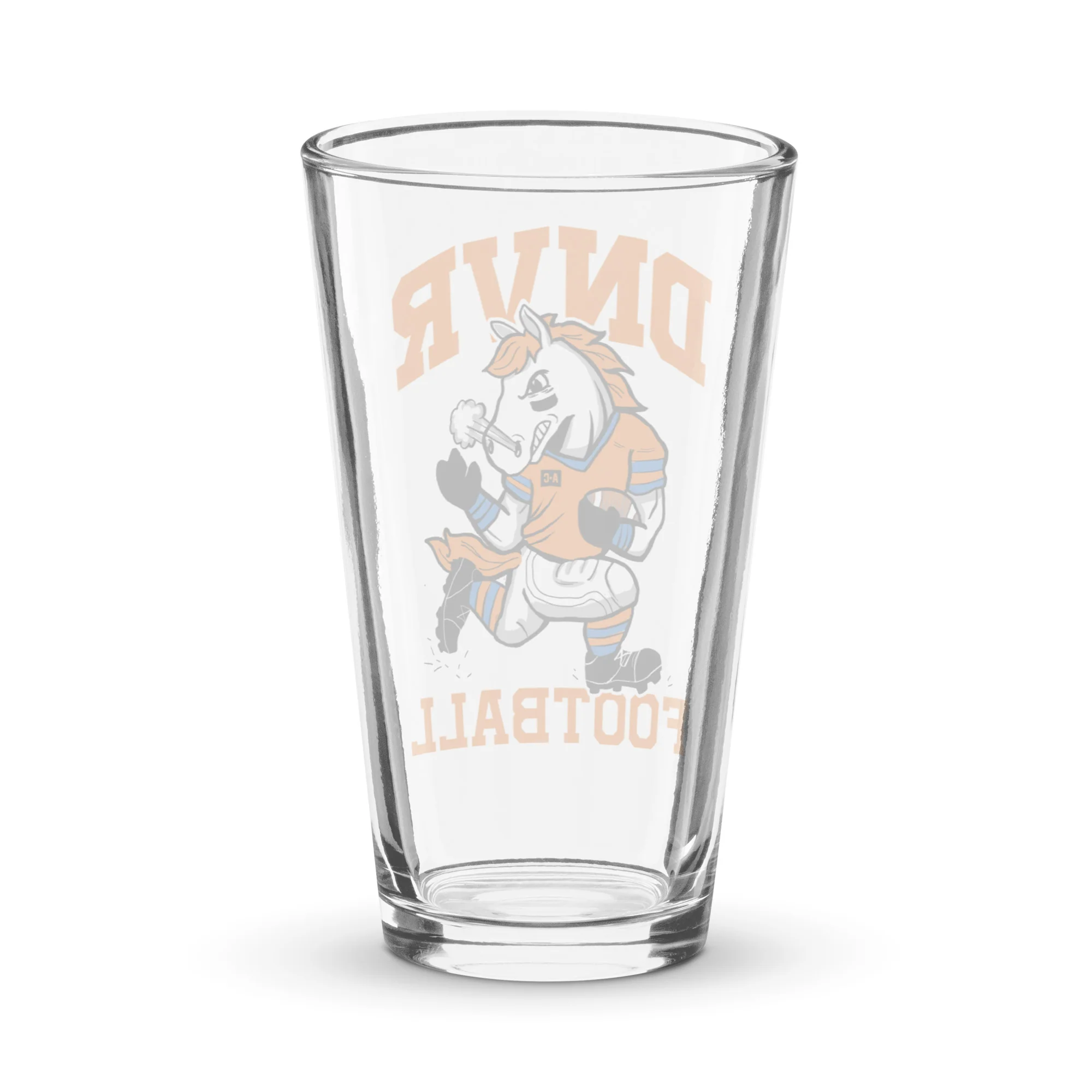 DNVR Football Pint Glass - Image 2