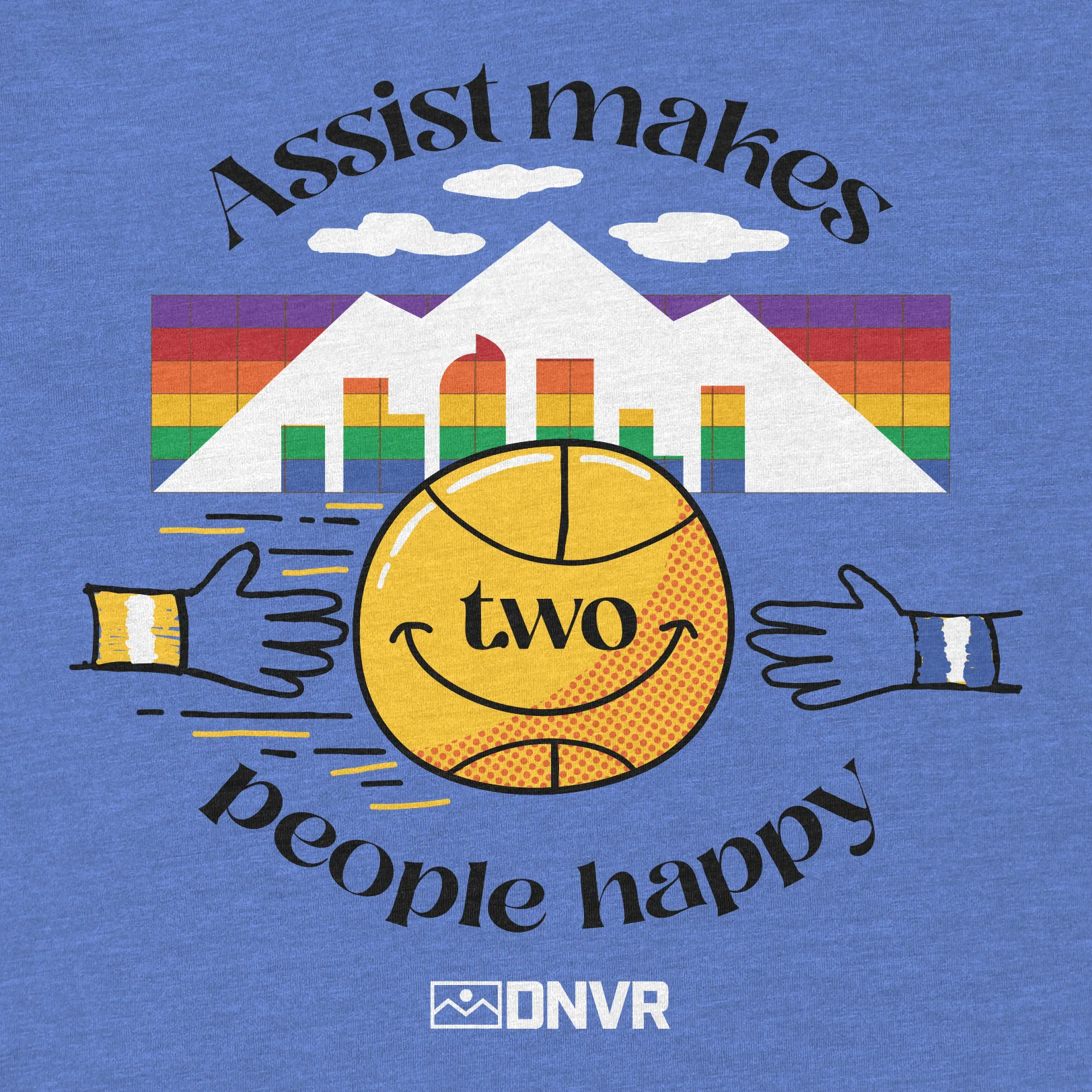 DNVR Two People Happy Tee - Image 2