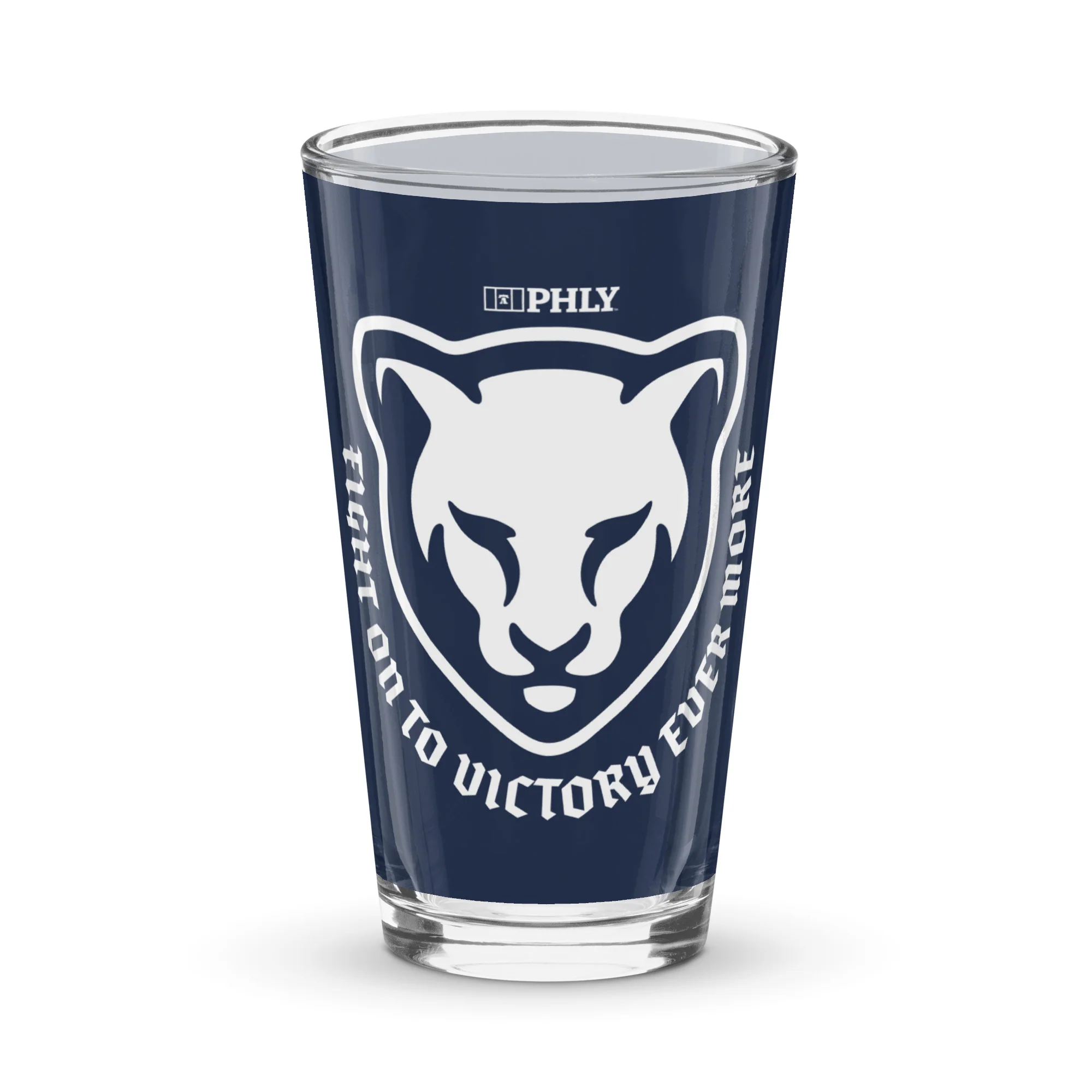 PHLY Fight On To Victory Pint Glass