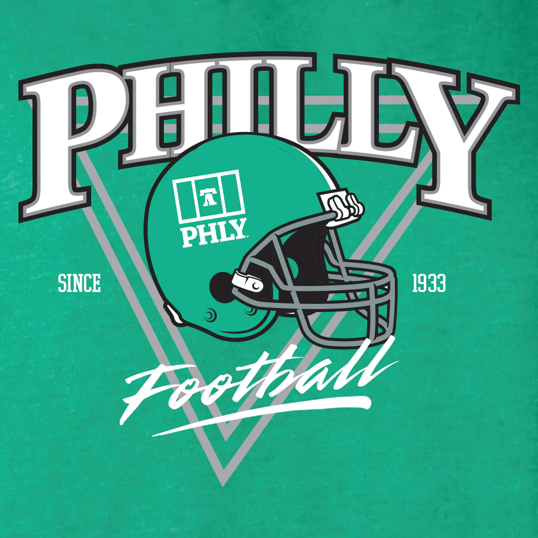 PHLY Football Helmet Hoodie - Image 2