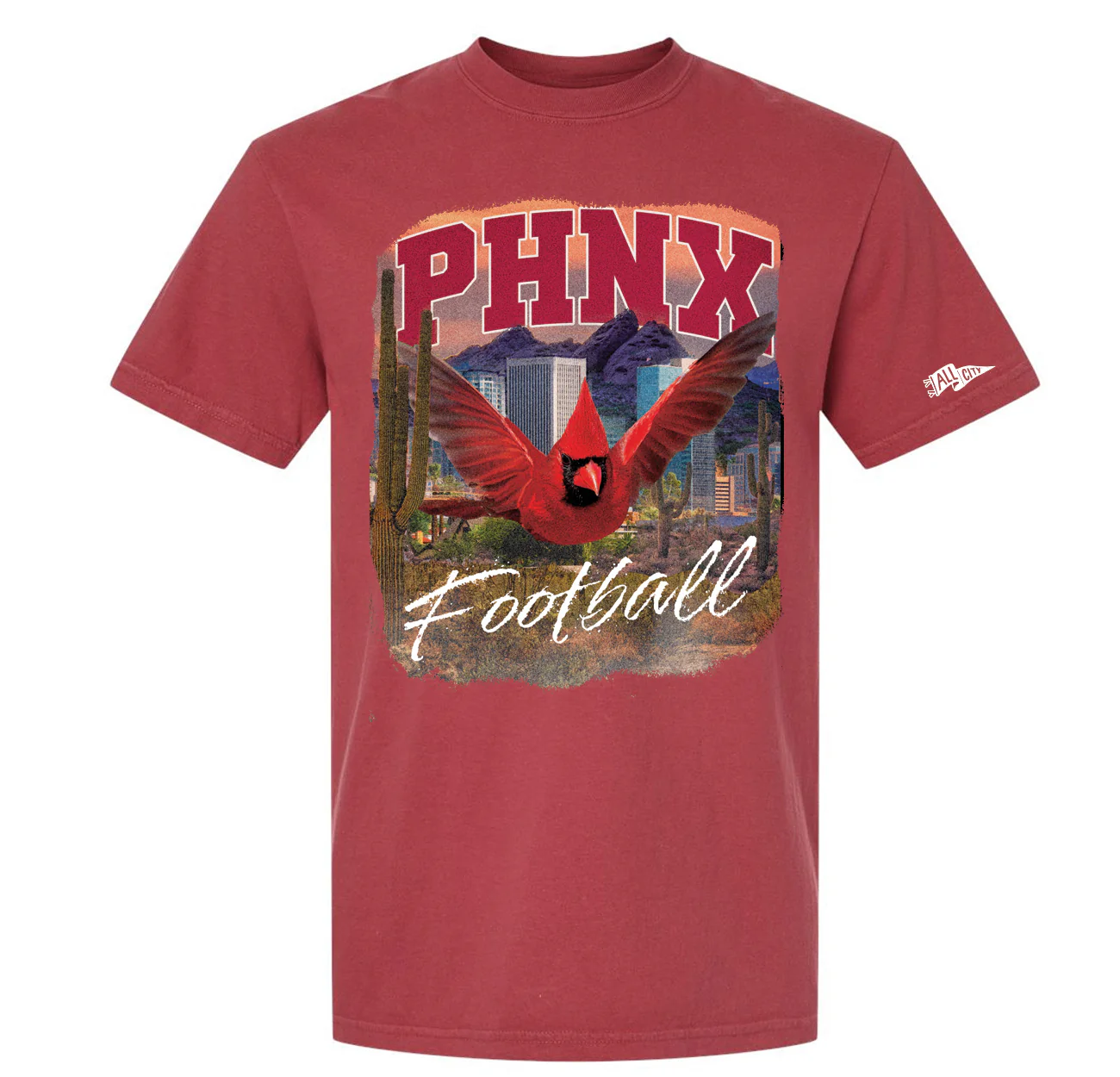 PHNX Football Collage Tee